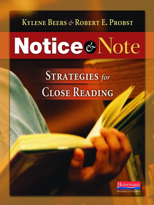 Title details for Notice & Note by Kylene Beers - Available